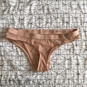 Negative underwear silky brief buff medium